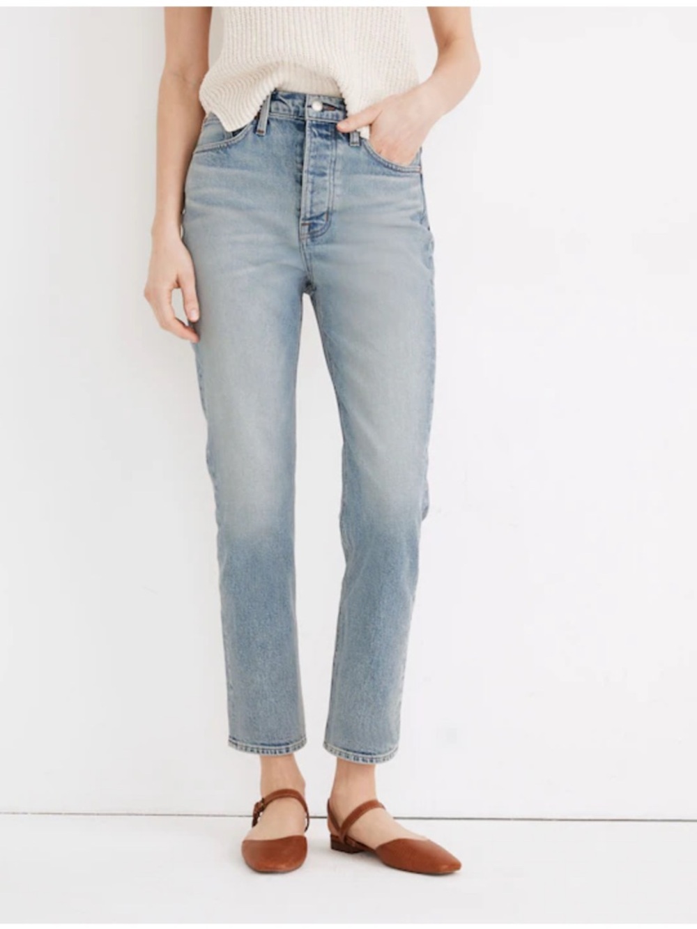 Madewell Rivet & Thread Perfect Vintage Jeans in Ryerson Wash Size 27